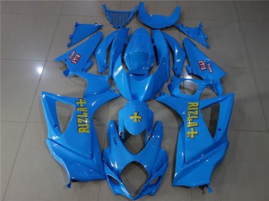 2007-2008 Blue Rizzla- GSXR 1000 07-08 Suzuki GSXR 1000 Motorcycle Fairing UK