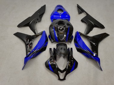 2007-2008 Blue and Black Honda CBR600RR Motorcycle Fairing UK