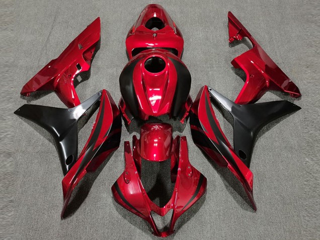 2007-2008 Deep Red OEM Style Honda CBR600RR Motorcycle Fairing UK