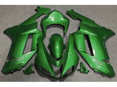 2007-2008 Forest Green Kawasaki ZX6R Motorcycle Fairing UK