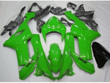 2007-2008 Gloss Green Kawasaki ZX6R Motorcycle Fairing UK