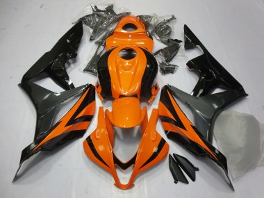 2007-2008 Orange Grey and Black Honda CBR600RR Motorcycle Fairing UK