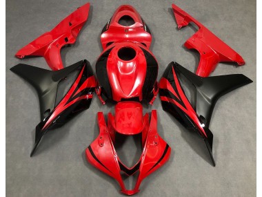 2007-2008 Pearl Red & Black Honda CBR600RR Motorcycle Fairing UK