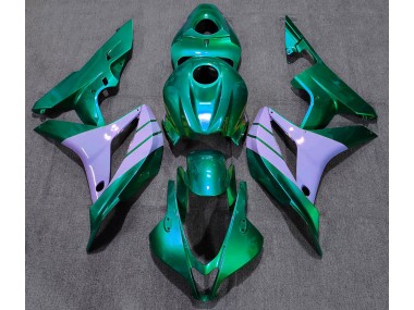 2007-2008 Turquoise and Milky Purple Honda CBR600RR Motorcycle Fairing UK