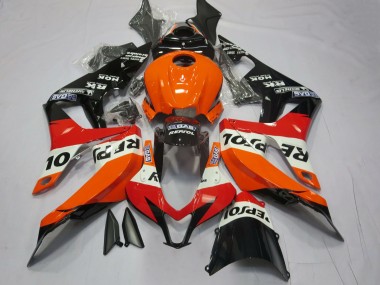 2007-2008 Vibrant Orange Repsol Honda CBR600RR Motorcycle Fairing UK