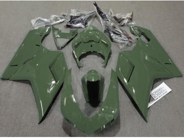 2007-2012 Army Green Gloss Ducati 848 1098 1198 Motorcycle Fairing UK