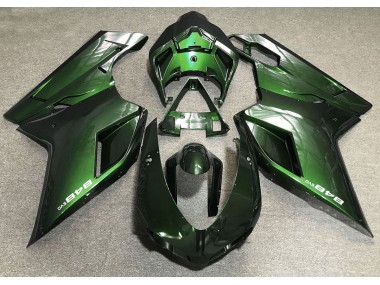 2007-2012 Deep Green Ducati 848 1098 1198 Motorcycle Fairing UK