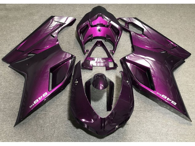 2007-2012 Deep Pink Ducati 848 1098 1198 Motorcycle Fairing UK