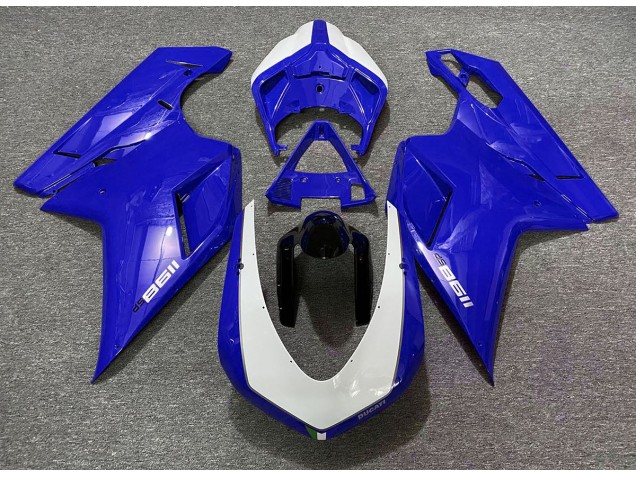 2007-2012 Gloss Blue SP Ducati 848 1098 1198 Motorcycle Fairing UK