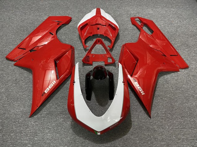 2007-2012 Gloss Red SP Ducati 848 1098 1198 Motorcycle Fairing UK