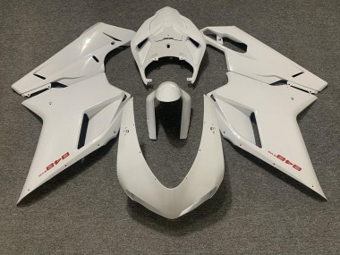 2007-2012 Gloss White Ducati 848 1098 1198 Motorcycle Fairing UK