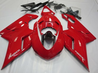 2007-2012 OEM Style Gloss Red Ducati 848 1098 1198 Motorcycle Fairing UK