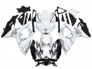 2008-2010 Custom Corona Special with White Suzuki GSXR 600-750 Motorcycle Fairing UK