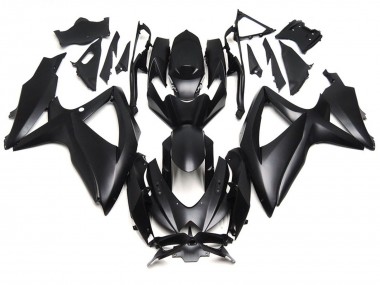 2008-2010 Deep Matte Black Suzuki GSXR 600-750 Motorcycle Fairing UK