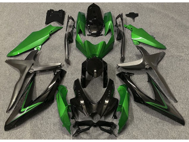 2008-2010 Gloss Green & Green R Suzuki GSXR 600-750 Motorcycle Fairing UK