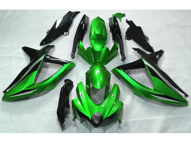 2008-2010 Gloss Green Suzuki GSXR 600-750 Motorcycle Fairing UK