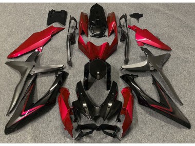 2008-2010 Gloss Red & Green R Suzuki GSXR 600-750 Motorcycle Fairing UK