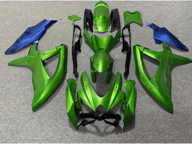 2008-2010 Green and Blue Suzuki GSXR 600-750 Motorcycle Fairing UK