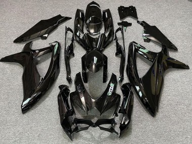 2008-2010 Pearl Black & White Suzuki GSXR 600-750 Motorcycle Fairing UK