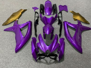 2008-2010 Purple and Gold Suzuki GSXR 600-750 Motorcycle Fairing UK