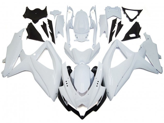 2008-2010 Shining Gloss White Suzuki GSXR 600-750 Motorcycle Fairing UK