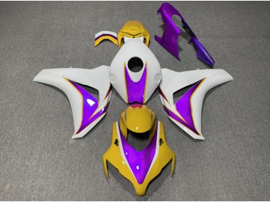 2008-2011 Yellow and Purple Gloss Honda CBR1000RR Motorcycle Fairing UK