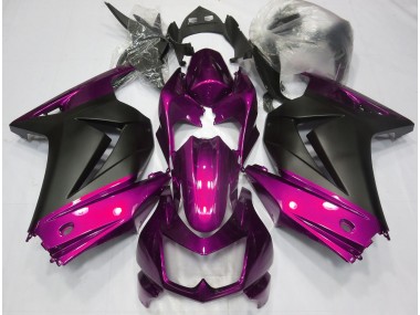 2008-2013 Pink and Matte Black Kawasaki Ninja 250 Motorcycle Fairing UK