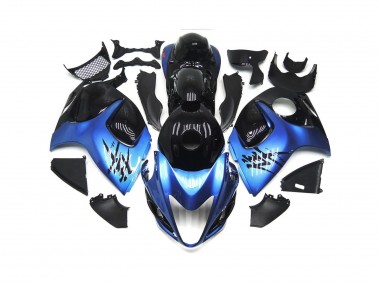 2008-2019 Deep blue with Black Custom Suzuki GSXR 1300 Motorcycle Fairing UK