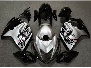 2008-2019 Gloss Black & Silver Design Suzuki GSXR 1300 Motorcycle Fairing UK