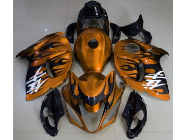 2008-2019 Gloss Orange & Black Suzuki GSXR 1300 Motorcycle Fairing UK