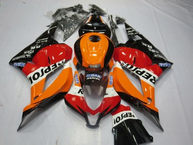 2009-2012 Black Repsol Honda CBR600RR Motorcycle Fairing UK