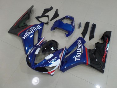 2009-2012 Blue and White Triumph Daytona 675 Motorcycle Fairing UK