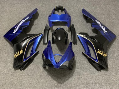 2009-2012 Gloss Blue and Black Triumph Daytona 675 Motorcycle Fairing UK