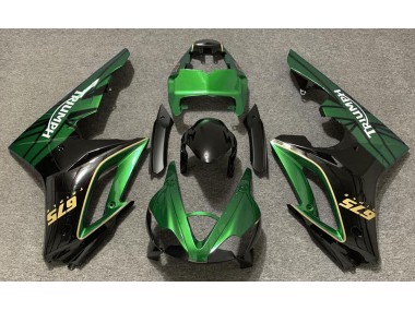 2009-2012 Gloss Green and Black Triumph Daytona 675 Motorcycle Fairing UK