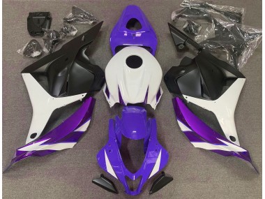 2009-2012 Gloss Purple White and Violet Honda CBR600RR Motorcycle Fairing UK