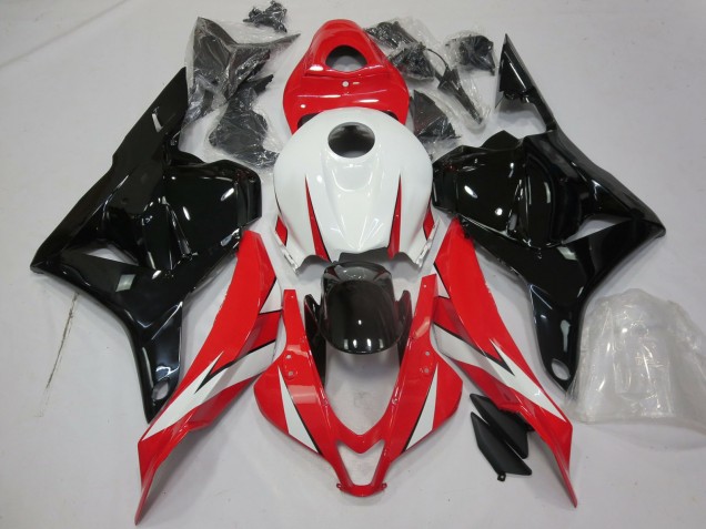 2009-2012 Gloss Red White and Black Honda CBR600RR Motorcycle Fairing UK