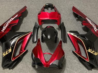 2009-2012 Gloss Red and Black Triumph Daytona 675 Motorcycle Fairing UK