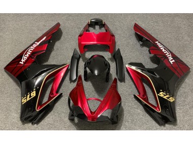 2009-2012 Gloss Red and Black Triumph Daytona 675 Motorcycle Fairing UK