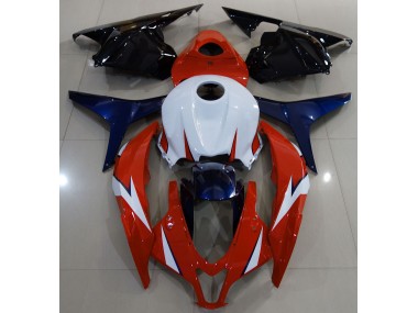 2009-2012 Gloss Red and Blue Honda CBR600RR Motorcycle Fairing UK