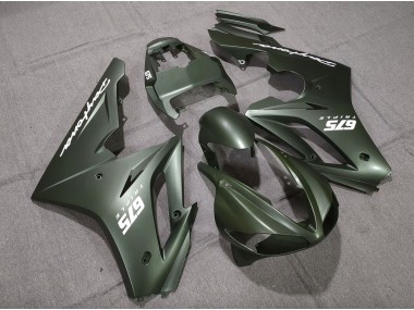 2009-2012 Matte Green White Triumph Daytona 675 Motorcycle Fairing UK