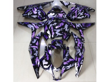 2009-2012 Purple Snow Camo Honda CBR600RR Motorcycle Fairing UK