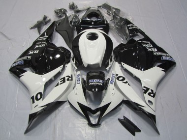 2009-2012 White and Black Repsol Honda CBR600RR Motorcycle Fairing UK