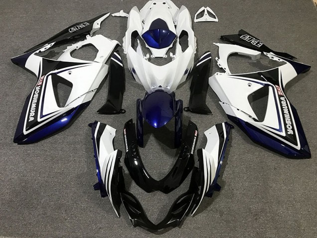 2009-2016 Blue Black and white Suzuki GSXR 1000 Motorcycle Fairing UK