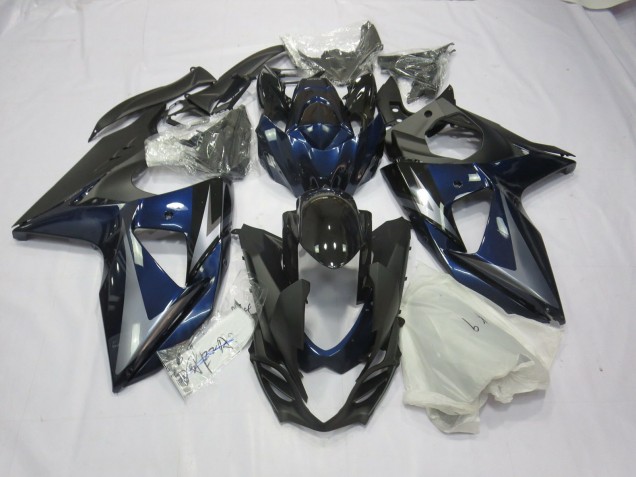 2009-2016 Blue Silver and Black Suzuki GSXR 1000 Motorcycle Fairing UK