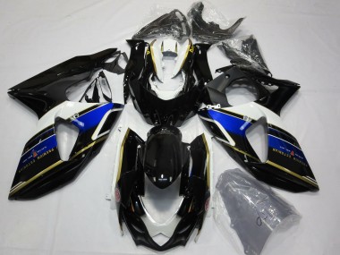 2009-2016 Blue and Gold Suzuki GSXR 1000 Motorcycle Fairing UK