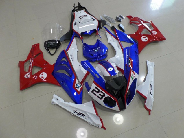 2009-2016 Blue and Red BMW S1000RR Motorcycle Fairing UK