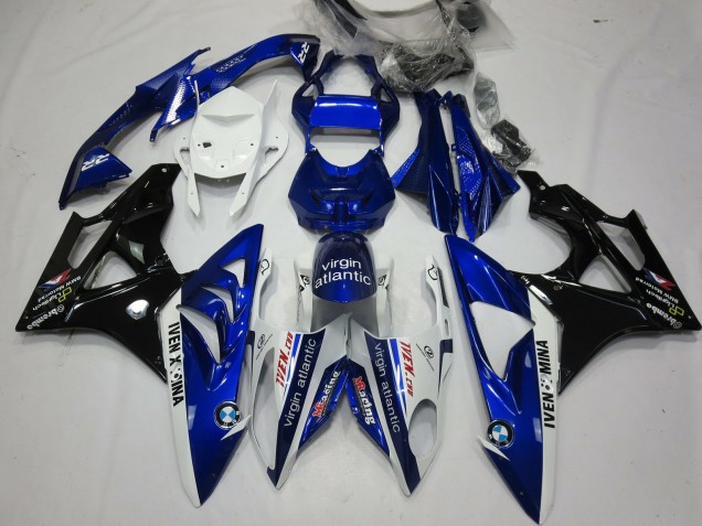 2009-2018 Blue and Black BMW S1000RR Motorcycle Fairing UK