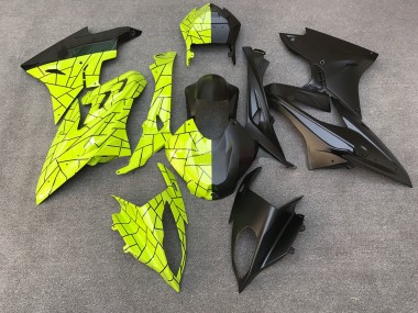 2009-2018 Bright Yellow and Matte Black BMW S1000RR Motorcycle Fairing UK