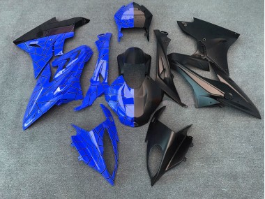 2009-2018 Gloss Blue / Matte Black Split BMW S1000RR Motorcycle Fairing UK