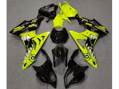 2009-2018 High Viz Yellow Shark BMW S1000RR Motorcycle Fairing UK